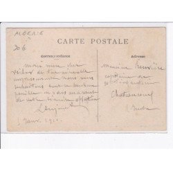 ALGERIE: aviation, M. Metrot sur son biplan voisin "metrot-marcé n°1" - très bon état