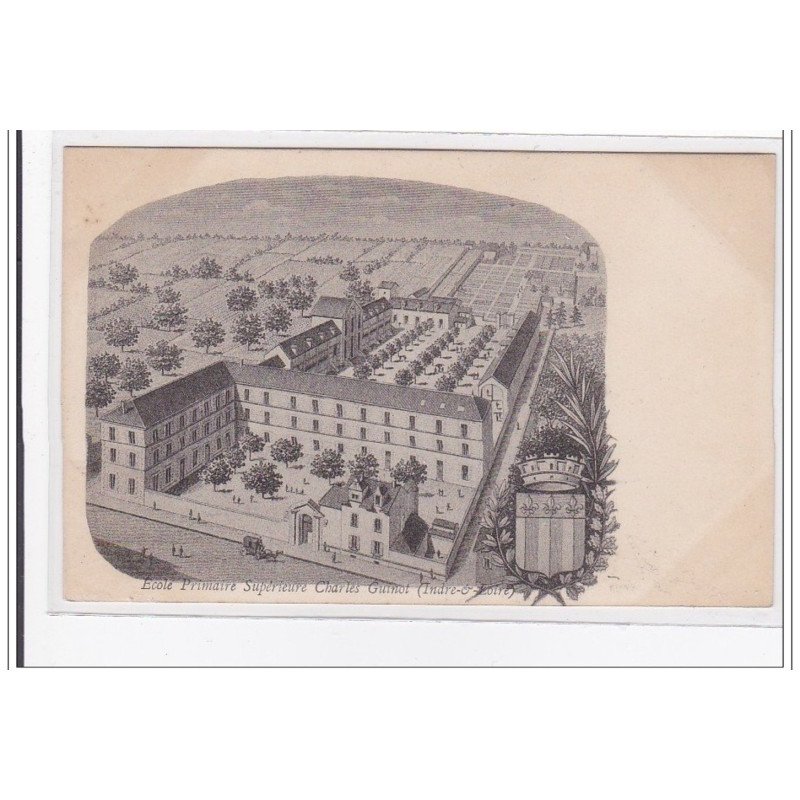 INDRE-et-LOIRE : ecole primaire superieur charles guinot - tres bon etat