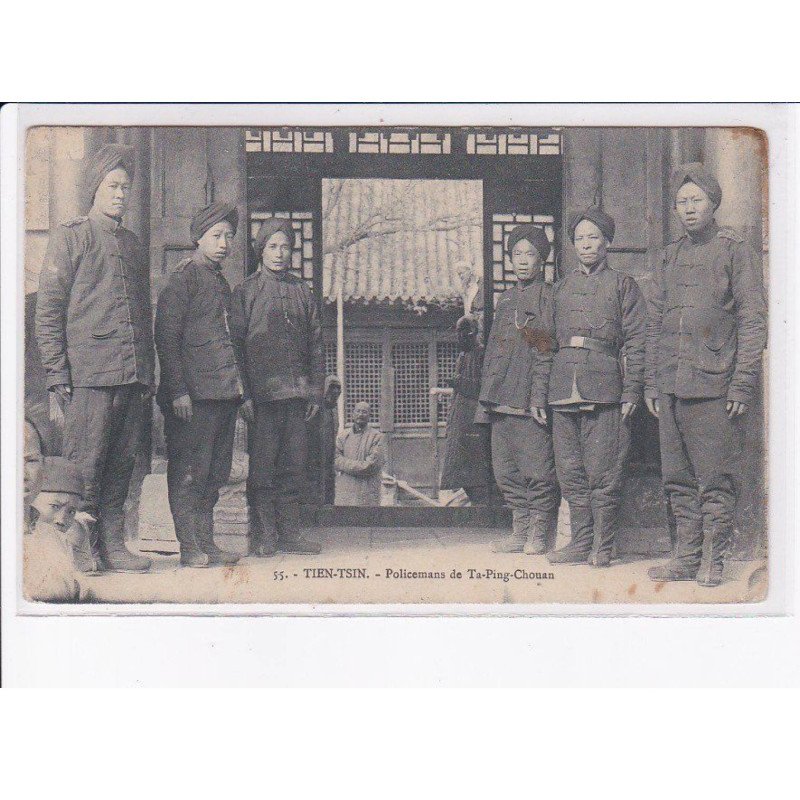 CHINE: tien-tsin, policemans de ta-ping-chouan - état