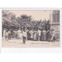 ALGERIE: ARZEW: place du marché, chasse - très bon état