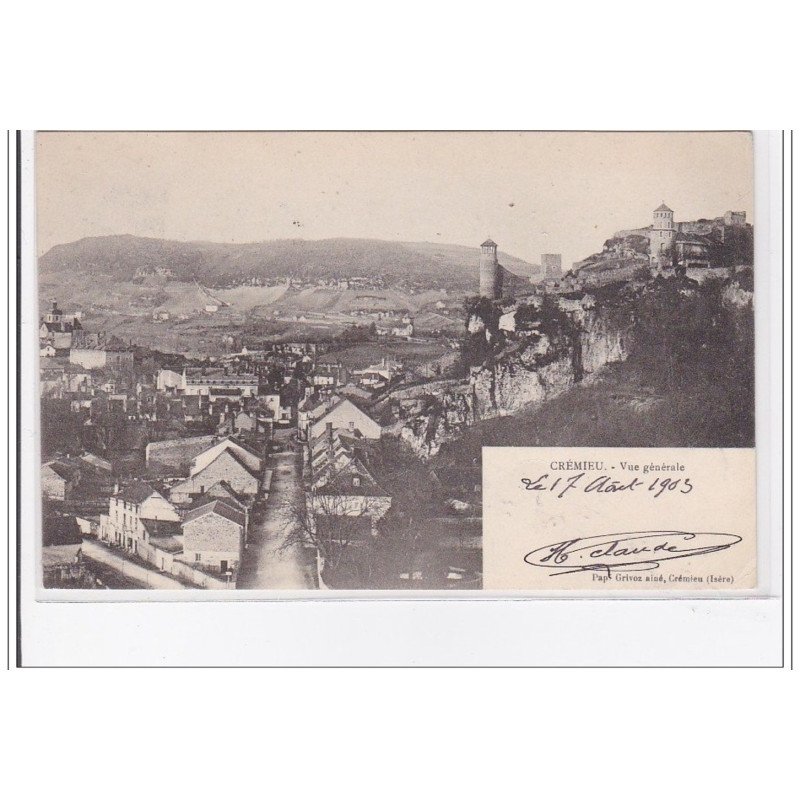 CREMIEU : vue generale - tres bon etat