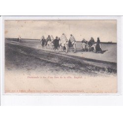 IRAQ: IRAK: promenade à dos d'ans hors de la ville, baghdad - état