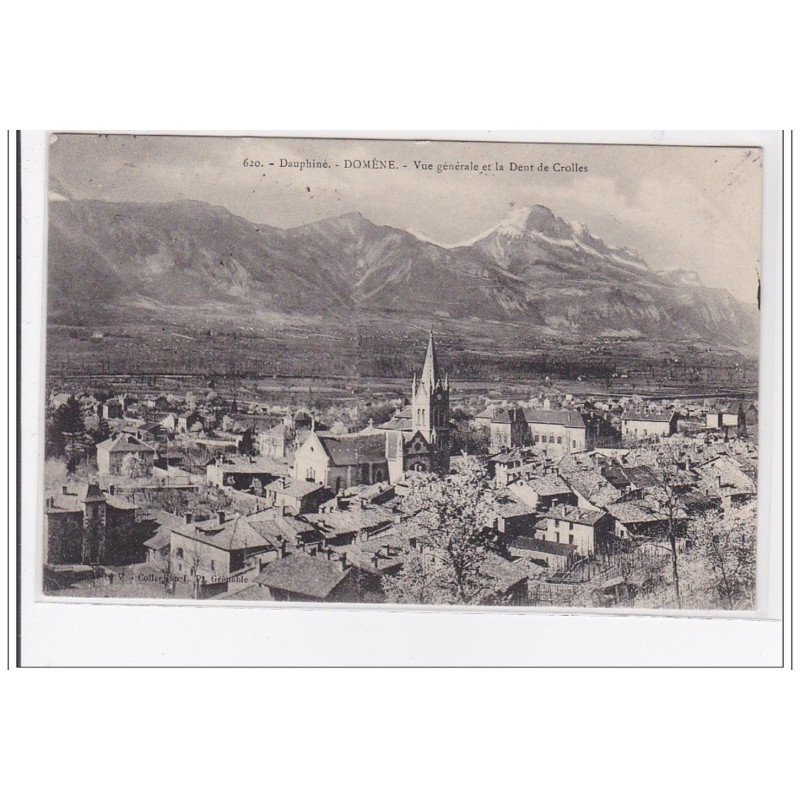 DOMENE : vue generale et la dent de crolles - tres bon etat