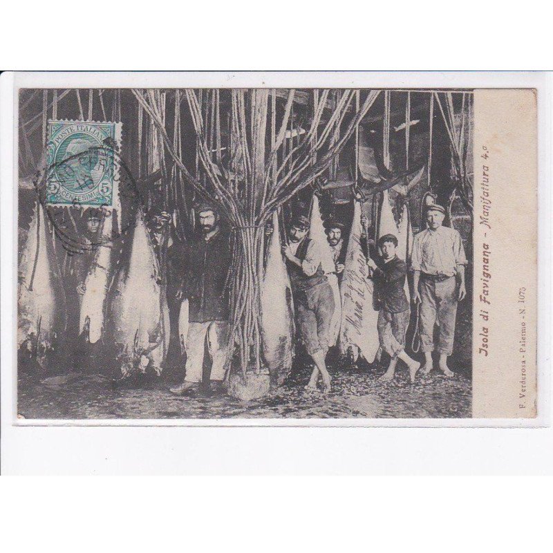 ITALIE: SICILE SICILIA: izola di favignana, manifattura 4 - très bon état