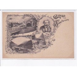 SUISSE: GOSCHENE: tunnel gothard, gruss aus, Favre - très bon état