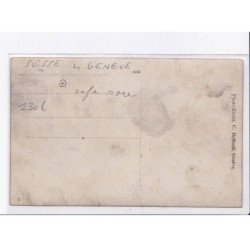 SUISSE: GENEVE: café rose - très bon état