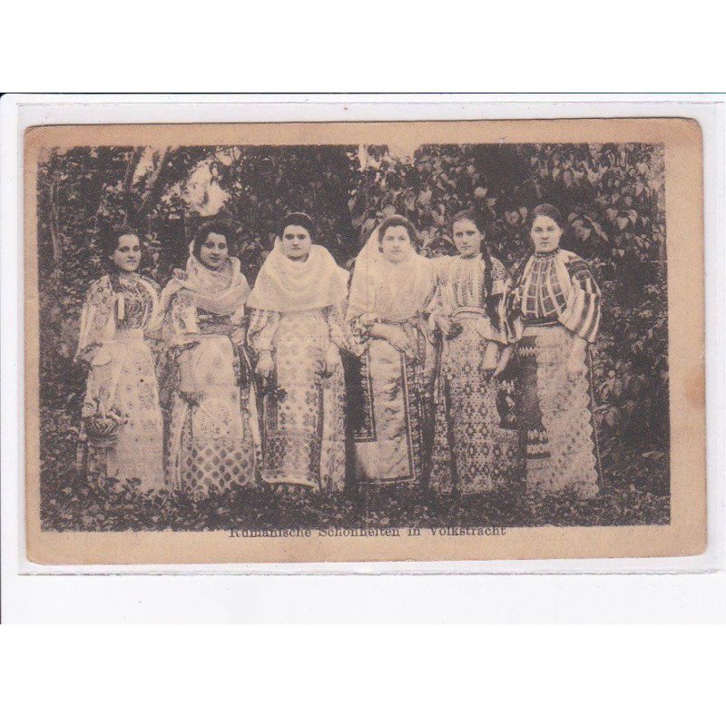 ROUMANIE: ROMANIA: rumanische schonheiten in volkstracht - très bon état