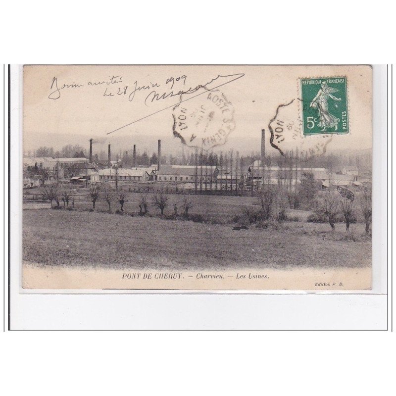 PONT-de-CHERUY : les usines - tres bon etat