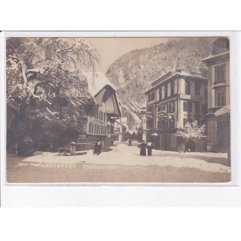 SUISSE: BERNE: INTERLAKEN: hôtel schwanen - très bon état