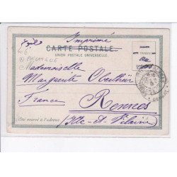 TURQUIE: philatelie, salut de constantinople, pointe du serail - très bon état