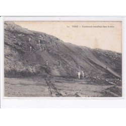 NOUVELLE-CALEDONIE: THIO: condamnés travaillant dans la mine - état