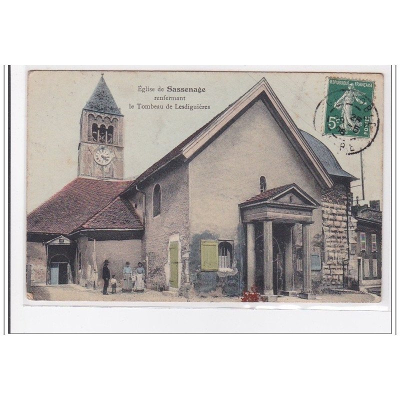 SASSENNAGE : eglise renfermant le tombeau de lesdiguieres - tres bon etat