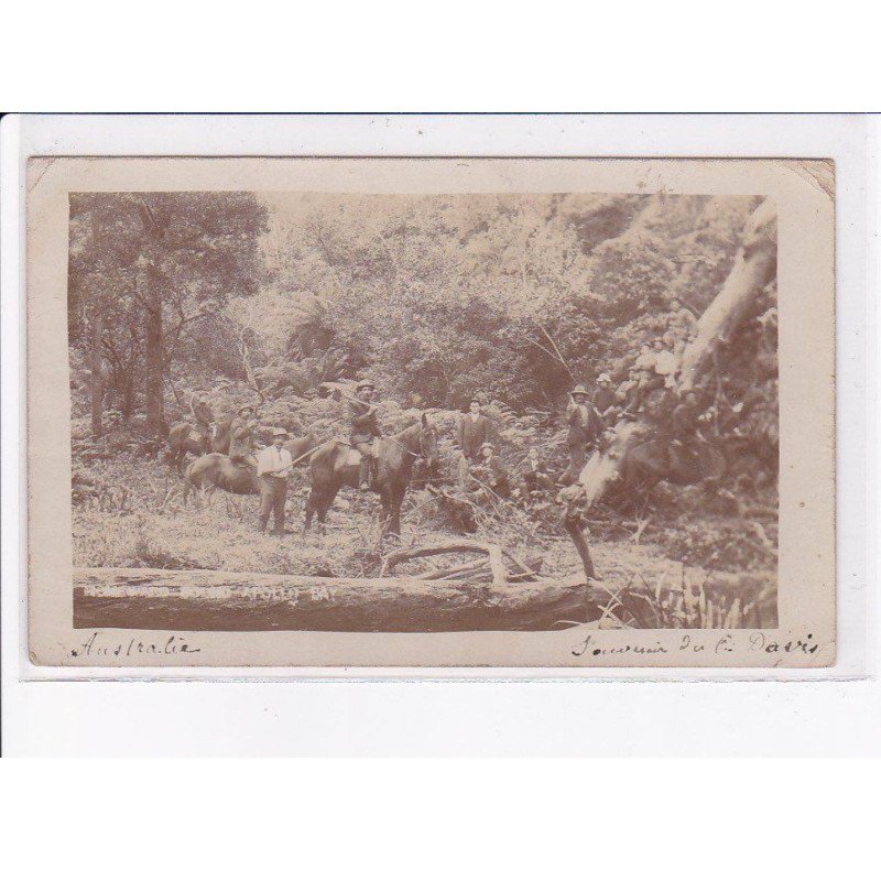 AUSTRALIE: personnages en forêt - état