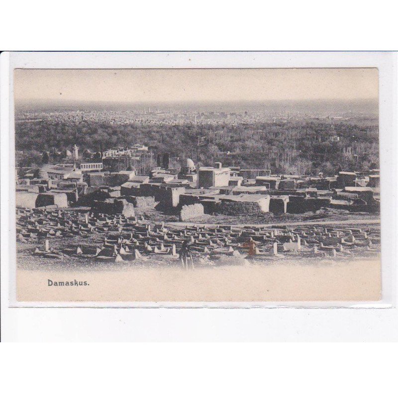 SYRIE: damaskus, damas, vue générale - très bon état