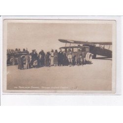 SYRIE: banlieue de damas groupe visitant l'avion, aviation - très bon état