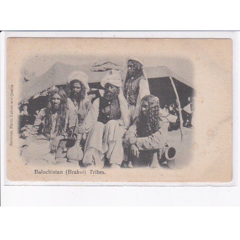 PAKISTAN: baluchistan (brahui) tribes - état