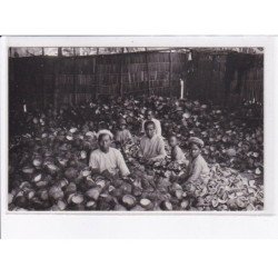 INDONESIE: préparation du coprah (usine) - très bon état