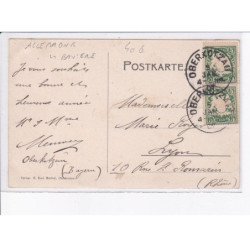 ALLEMAGNE: BAVIERE: OBERKOTZAU: gruss aus, personen-bahnhof-gebäude - très bon état