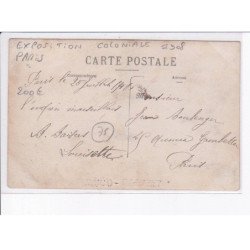 PARIS: exposition colonial 1908, oswégo, ottawa (indien - calumet)- très bon état