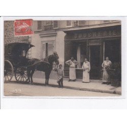 MONTFERMEIL (?): boucherie, attelage - état