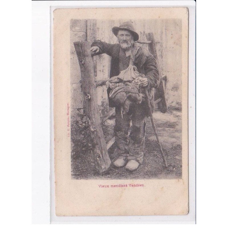 VENDEE: vieux mendiant - état