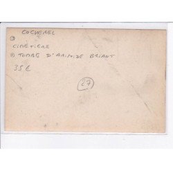 COCHEREL: cimetière, tombe d'aristide briant - très bon état