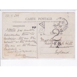 DINAN: vieilles maisons du quartier de l'apport incendie du 3 février 1907 - état