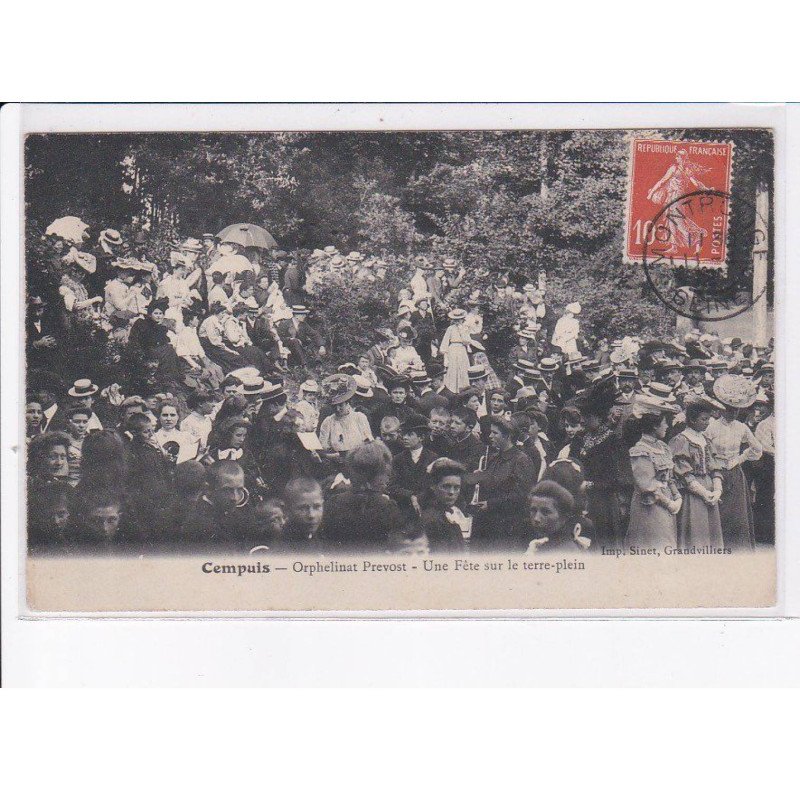 CEMPUIS: orphelinat prevost, une fête sur la terre-plein - état
