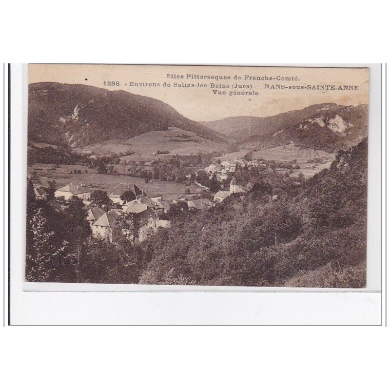 NANS-sous-SAINTE-ANNE : vue generale - tres bon etat