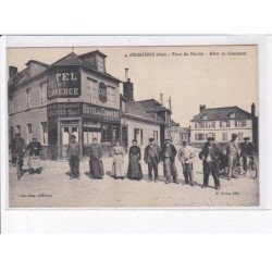 FEUQUIERES: place du marché, hôtel du commerce - très bon état