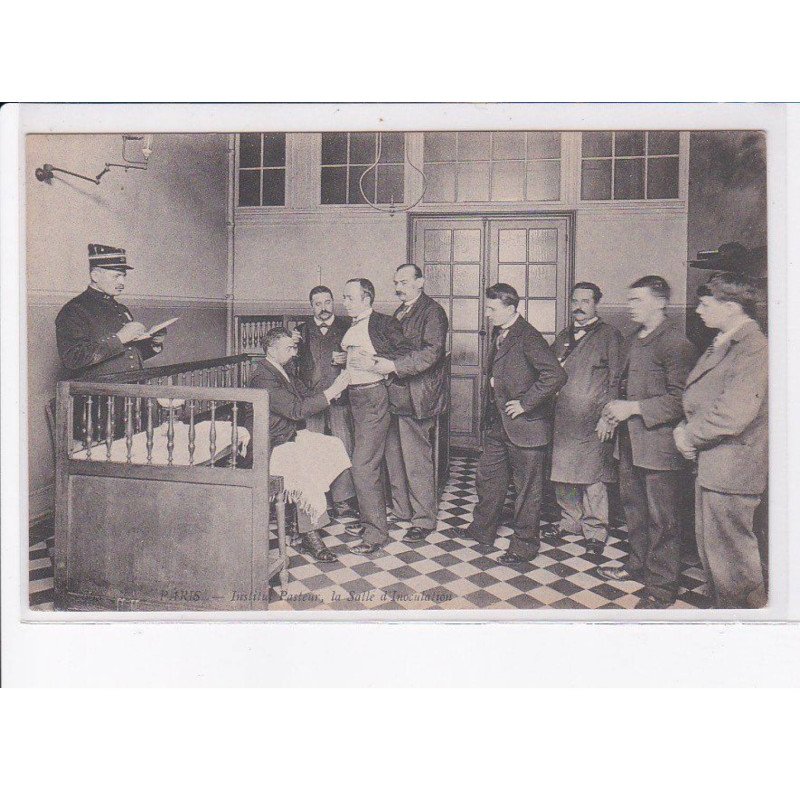 PARIS: 75015 institut pasteur, la salle d'inoculation - très bon état
