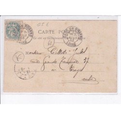 ROANNE: le bassin, train, chemin de fer - très bon état