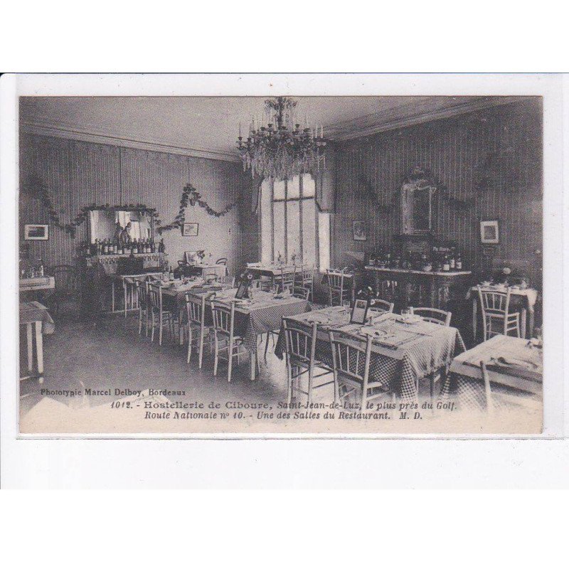 SAINT-JEAN-de-LUZ: hostellerie de ciboure, route nationale n°10 - très bon état