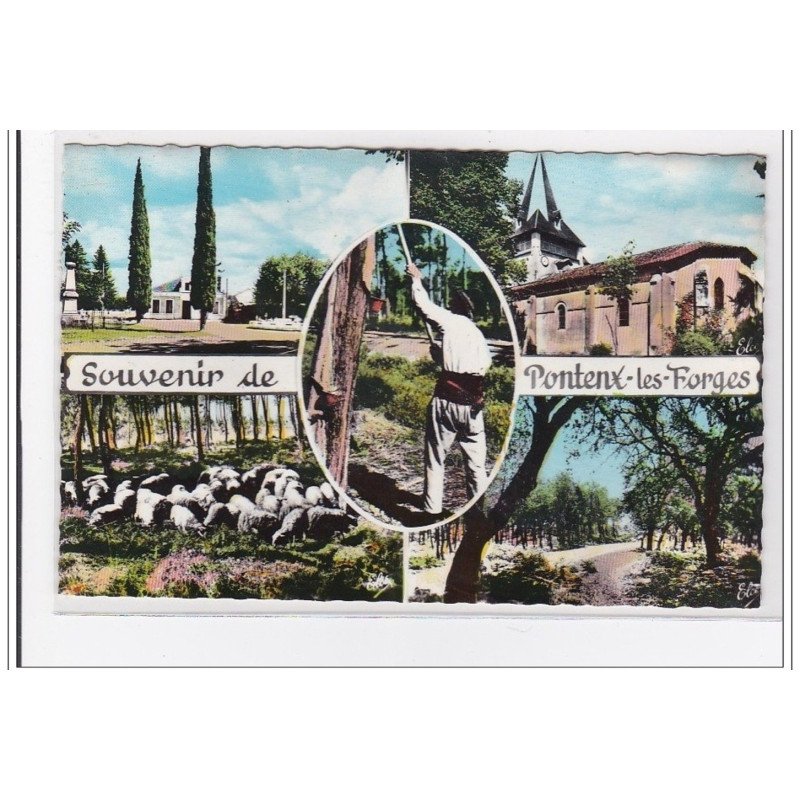 PONTENX-les-FORGES : souvenir de pontenx-les-forges - tres bon etat