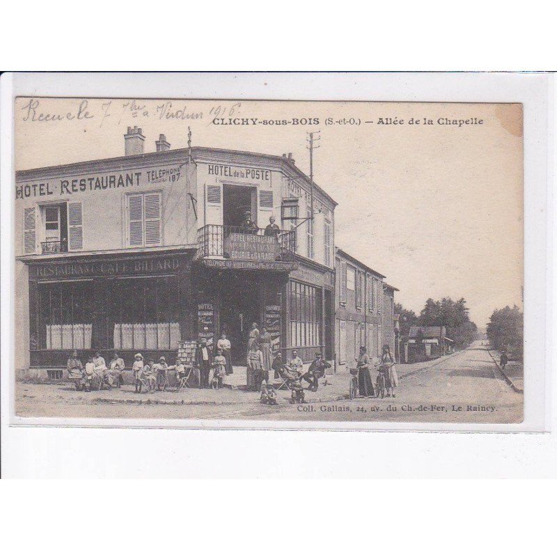 CLICHY-SOUS-BOIS: allée de la chapelle - très bon état