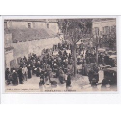 PONT-LEVOY: le marché - état