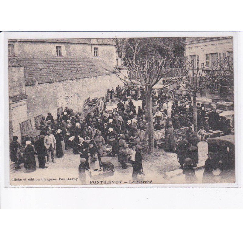 PONT-LEVOY: le marché - état