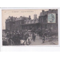 LE TREPORT: arrivée d'un train de plaisir - très bon état