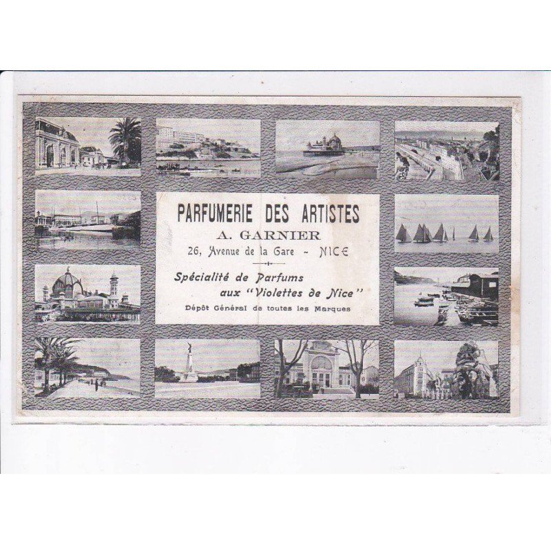NICE: parfumerie des artistes A. GArnier - état
