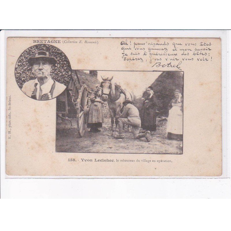 SAINT-BRIEUC:Yvon Leclohec, le rebouteux du village en opération - état