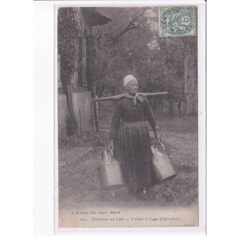 CAEN: porteuse de lait, vallée d'auge - très bon état