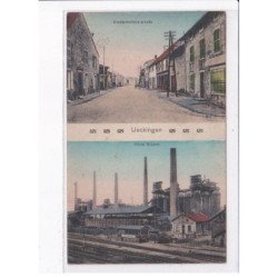 UECKINGEN: scène de rue et usine - état