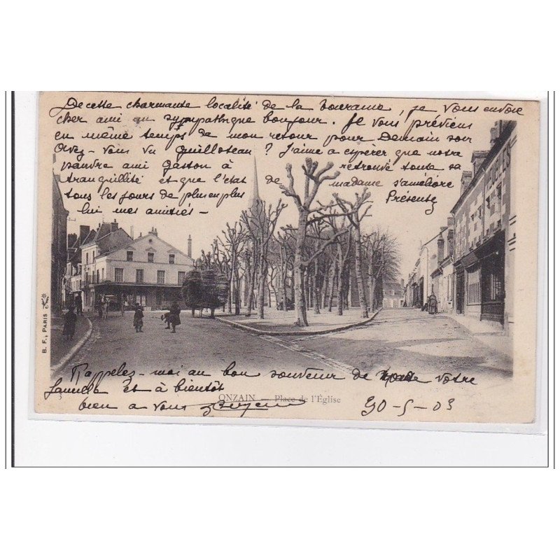ONZAIN : place de l'eglise - tres bon etat
