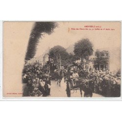 AMBOISE : fête des Fleurs des 30, 31 juillet et 1er Août 1910 - très bon état