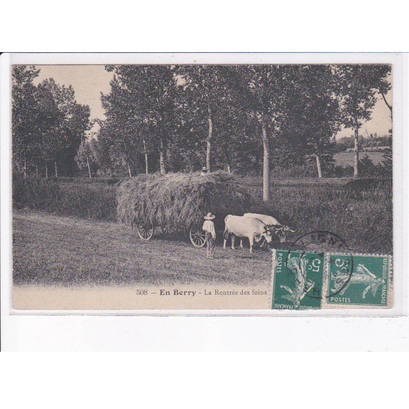 EN BERRY: la rentrée des foins - très bon état