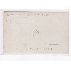 LE MONT-DORE: touristes et rochers - très bon état