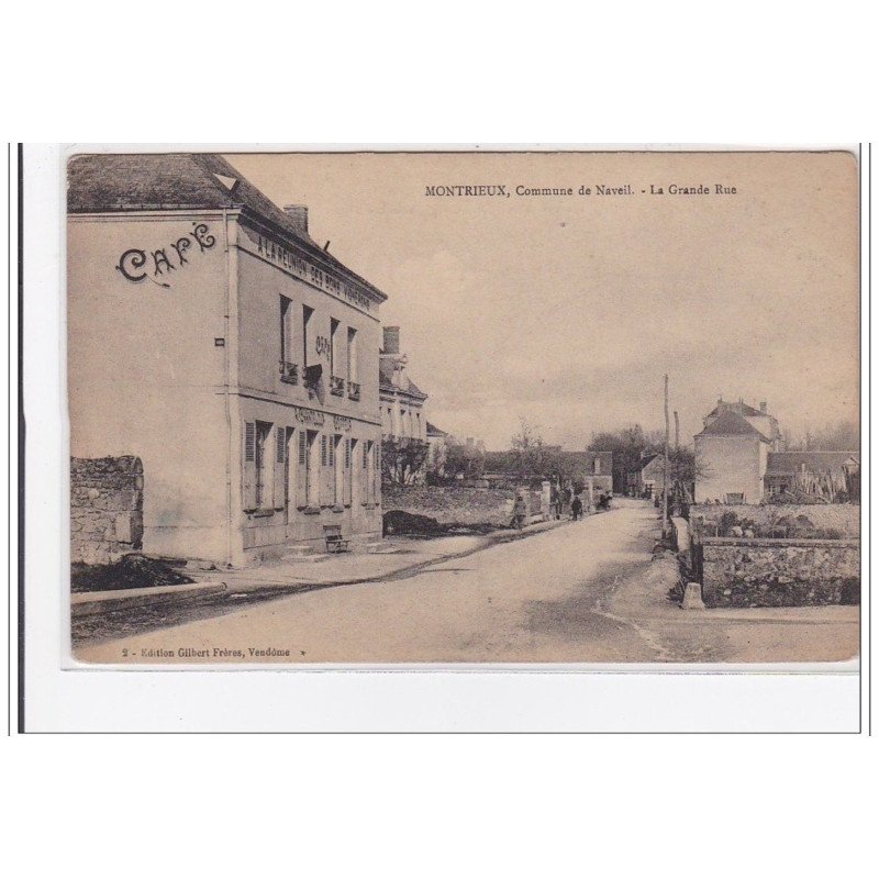 MONTRIEUX : commune de naveil, la grande rue - tres bon etat