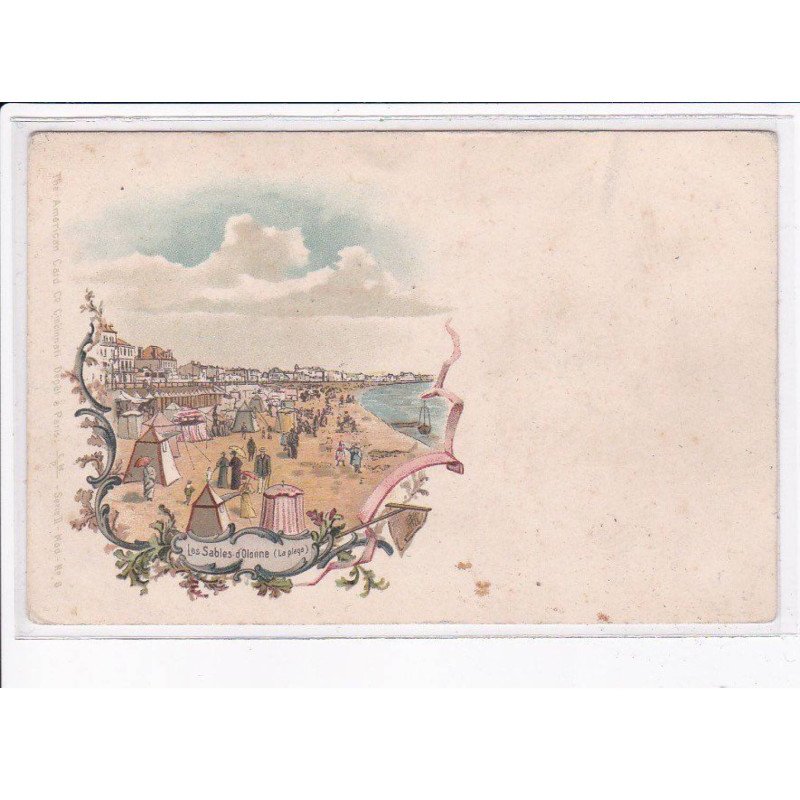 LES SABLES-D'OLONNE: la plage - très bon état