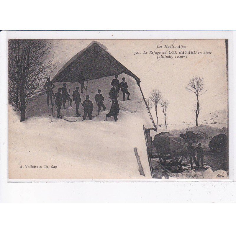 GAP: le refuge du col bayard en hiver - très bon état