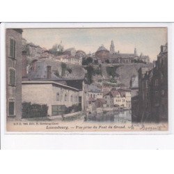 LUXEMBOURG: vue prise du pont du grund - très bon état